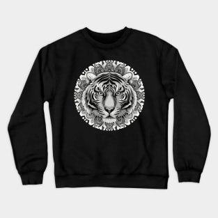 Tiger face art Crewneck Sweatshirt